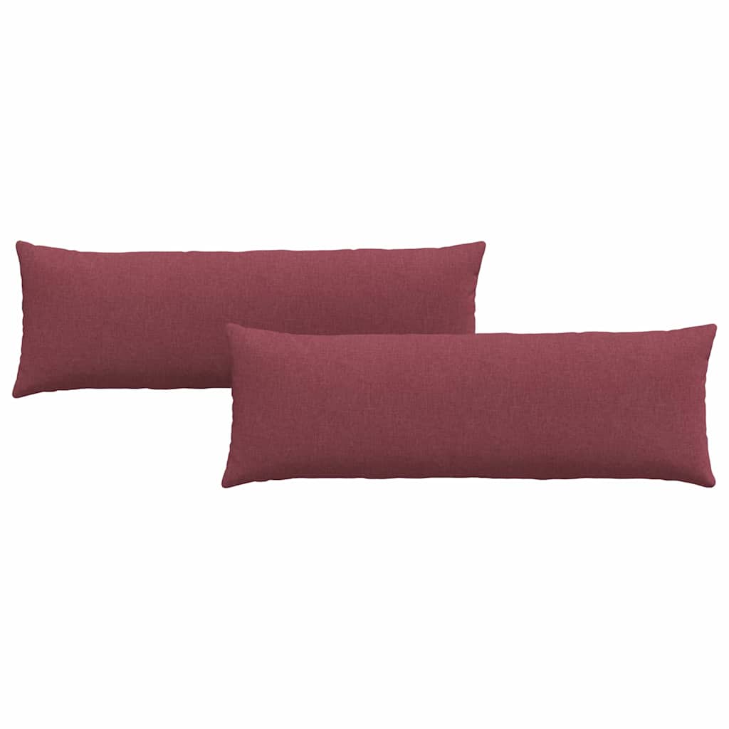 Sofapuder 2 pcs Vinrød 120 x 40 cm Stof