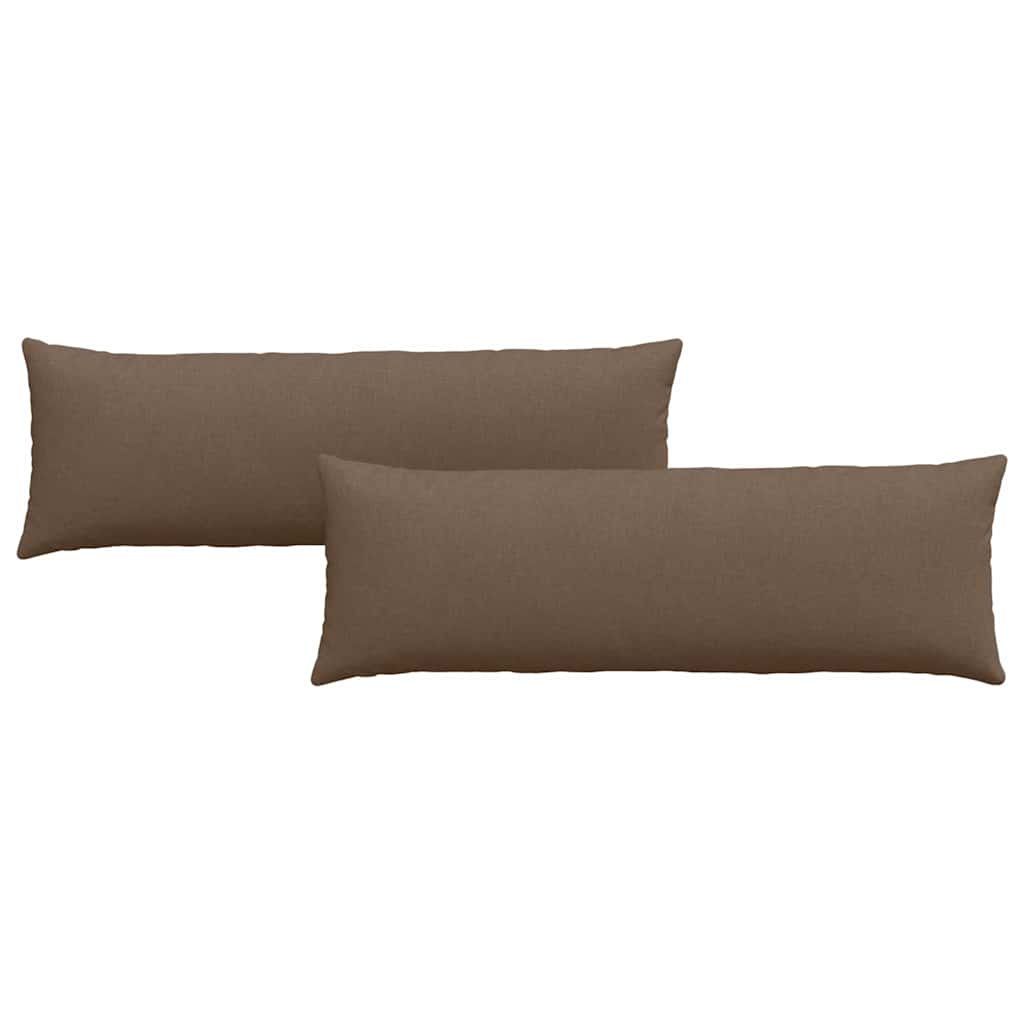 Sofapuder 2 pcs Brun 120 x 40 cm Stof