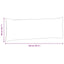 Sofapuder 2 pcs Gråbrun 120 x 40 cm Stof