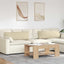 Sofapuder 2 pcs Creme 120 x 40 cm Stof