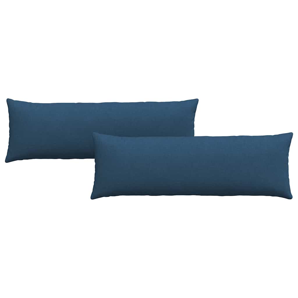 Sofapuder 2 pcs Blå 120 x 40 cm Stof