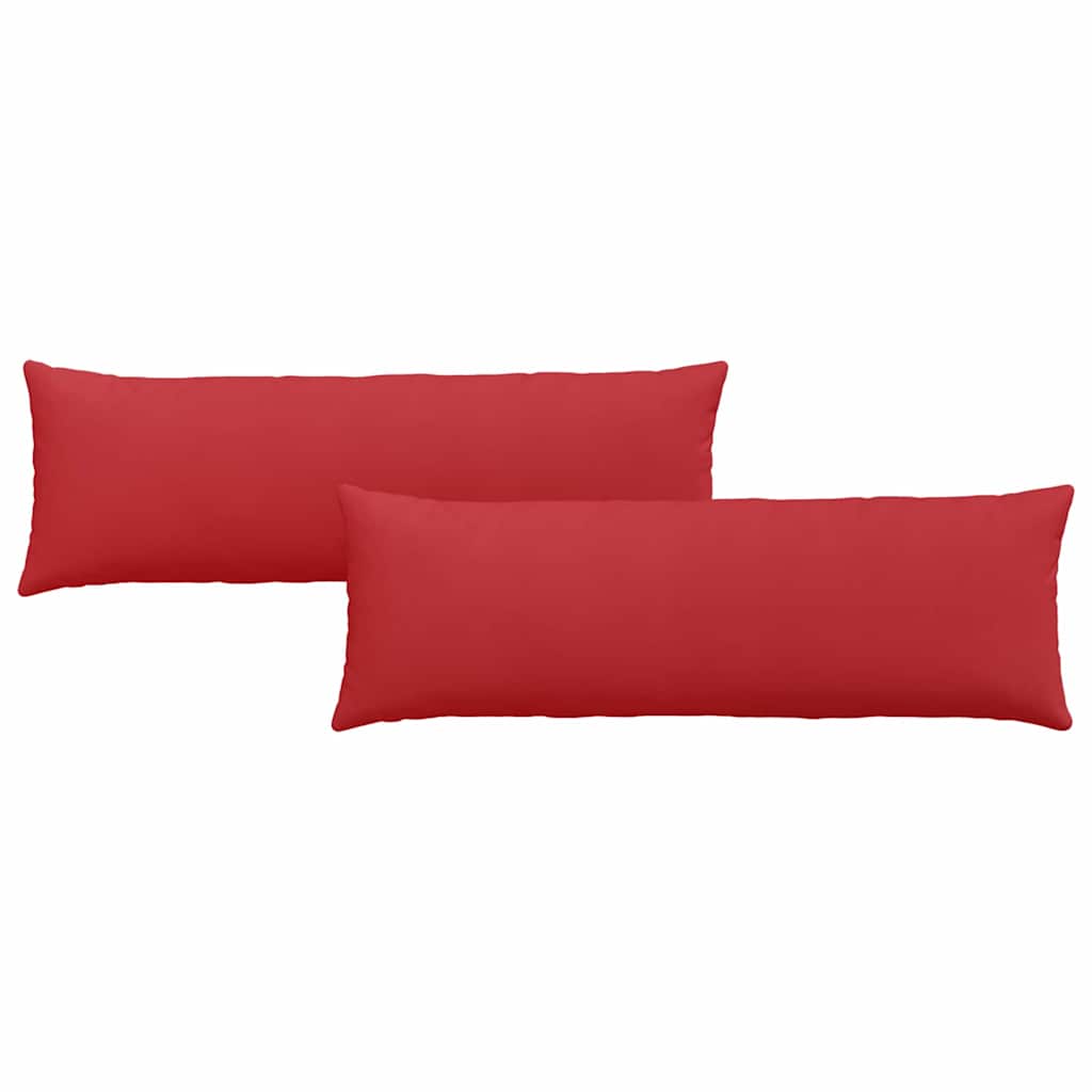 Sofapuder 2 pcs Rød 120 x 40 cm Stof