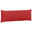 Sofapuder 2 pcs Rød 120 x 40 cm Stof