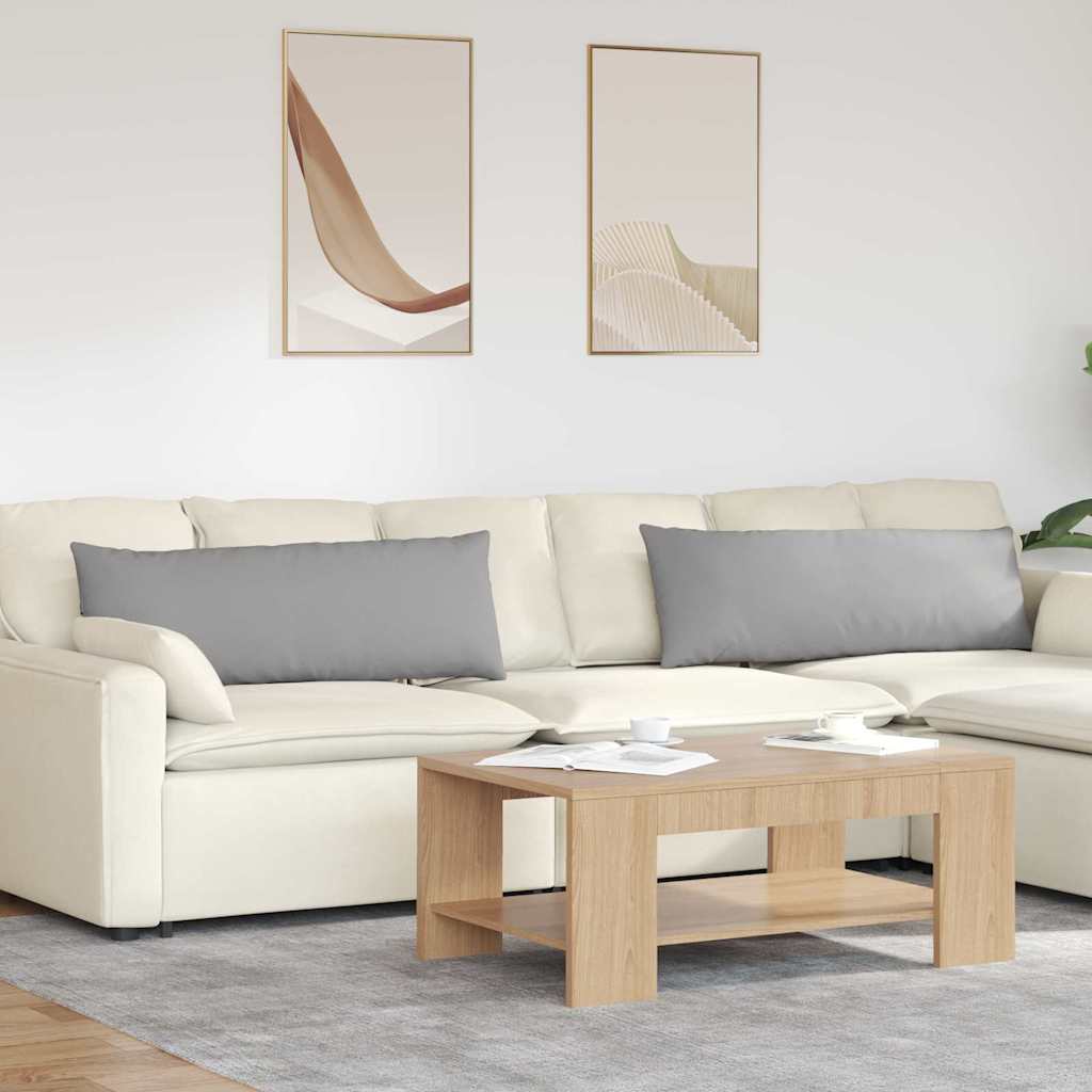 Sofapuder 2 pcs Skygrå 120 x 40 cm Stof