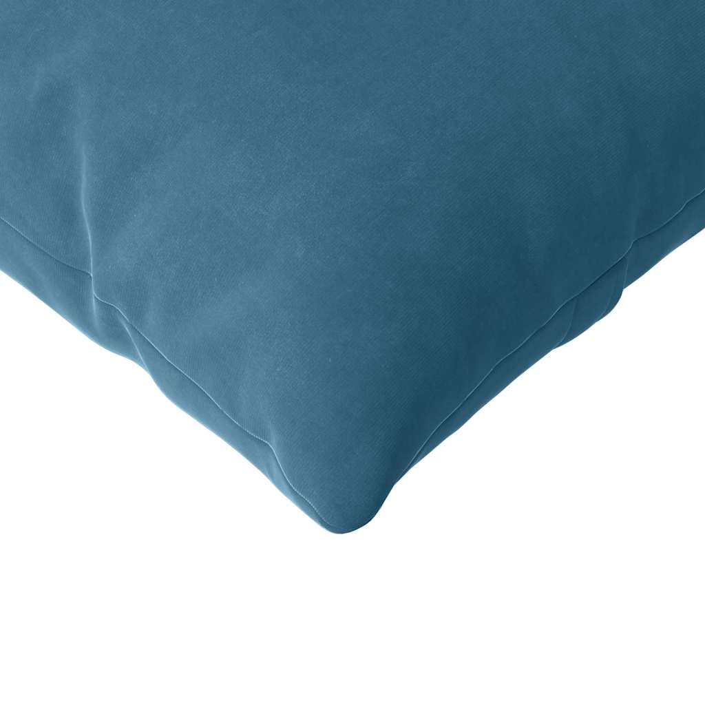 Sofapuder 2 pcs Blå 120 x 40 cm Velourstof