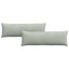 Sofapuder 2 pcs Lysegrå 120 x 40 cm Velourstof