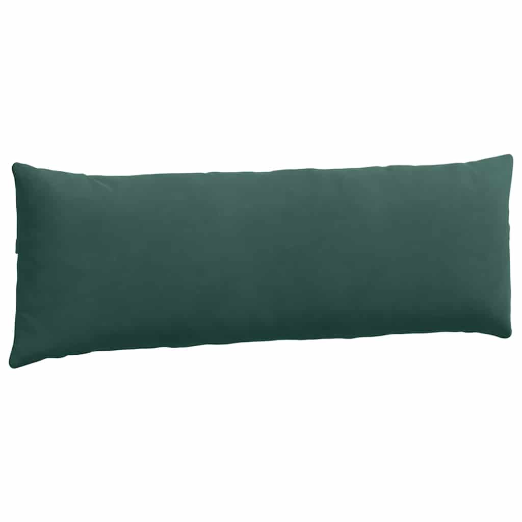 Sofapuder 2 pcs Mørkegrøn 120 x 40 cm Velourstof
