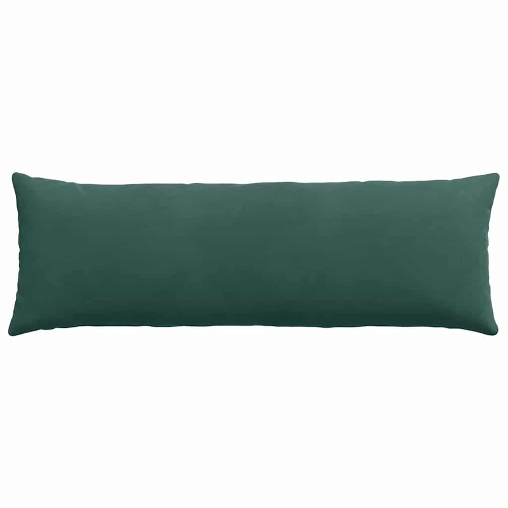 Sofapuder 2 pcs Mørkegrøn 120 x 40 cm Velourstof