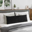 Sofapuder 2 pcs Sort 120 x 40 cm Velourstof