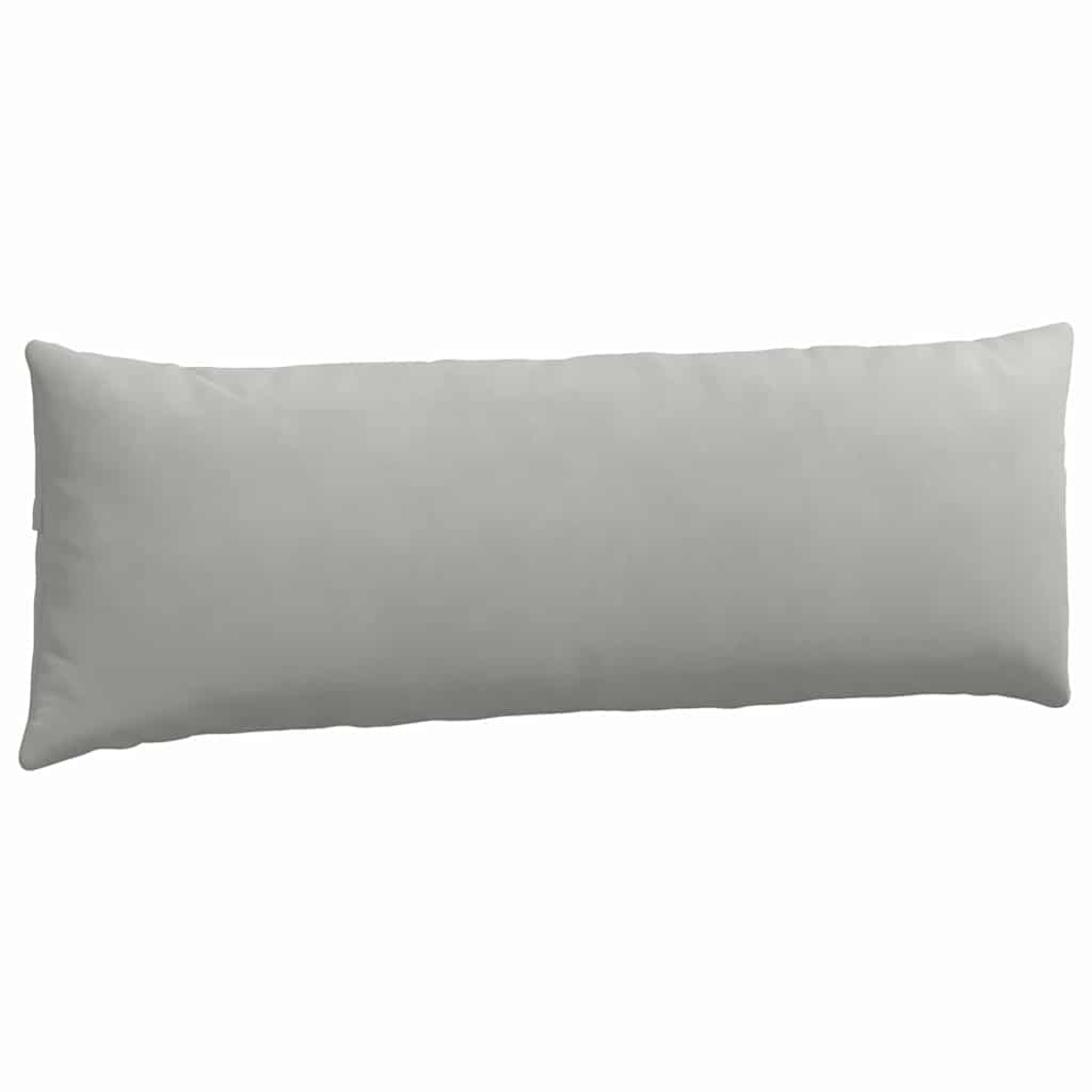Sofapuder 2 pcs Lysegrå 120 x 40 cm Stof