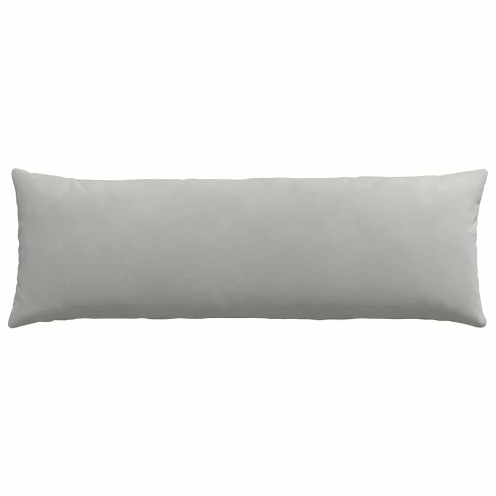 Sofapuder 2 pcs Lysegrå 120 x 40 cm Stof