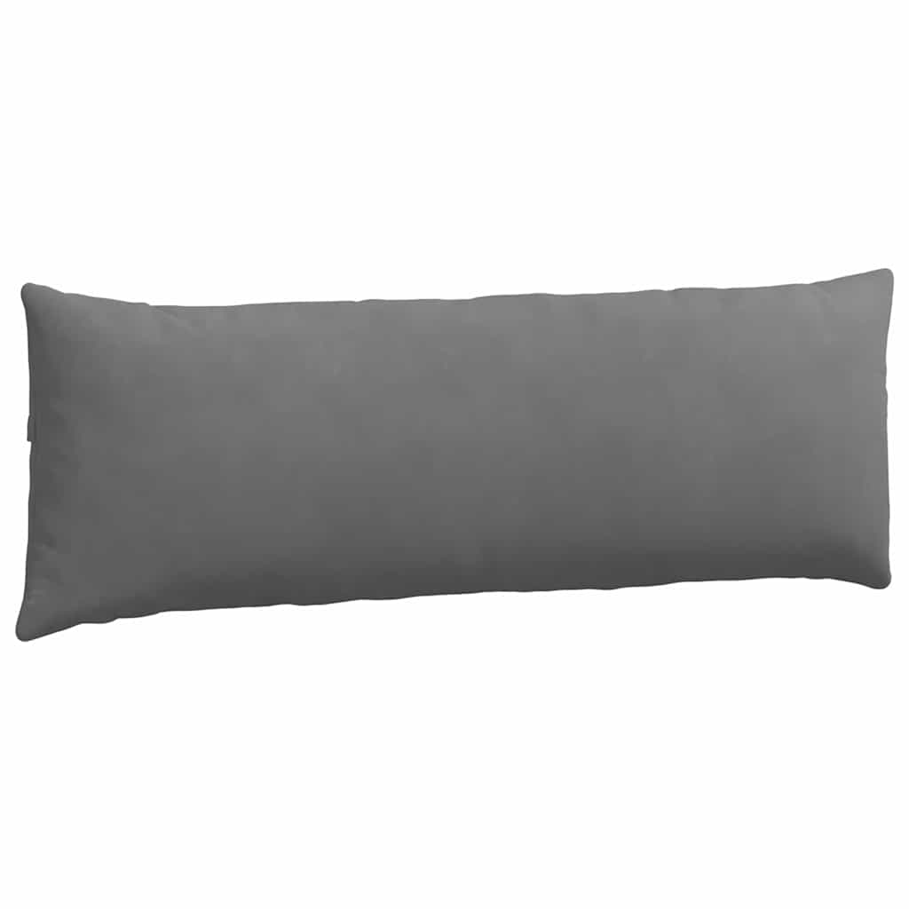 Sofapuder 2 pcs Mørkegrå 120 x 40 cm Stof
