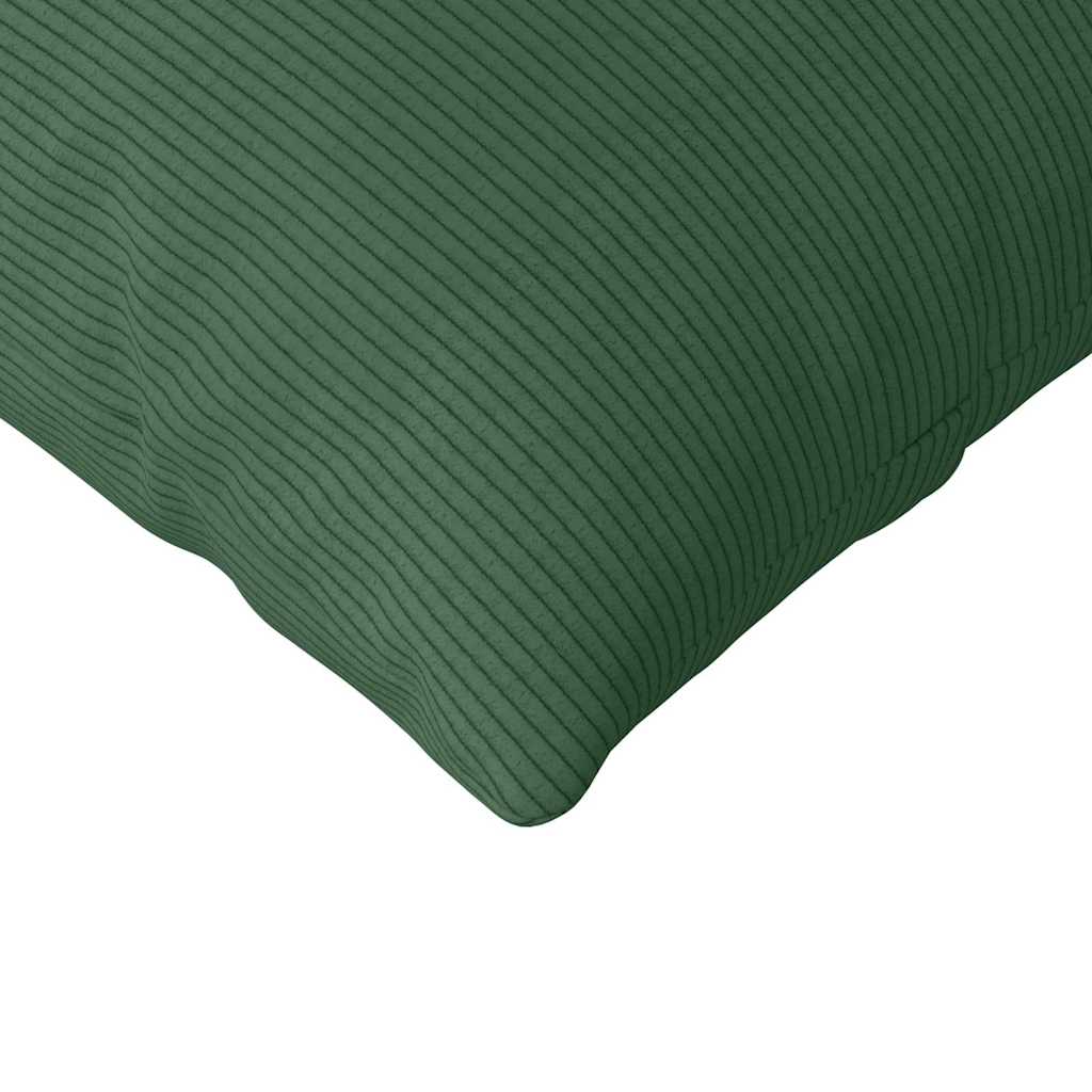 Sofapuder 2 pcs Mørkegrøn 120 x 40 cm Velourstof