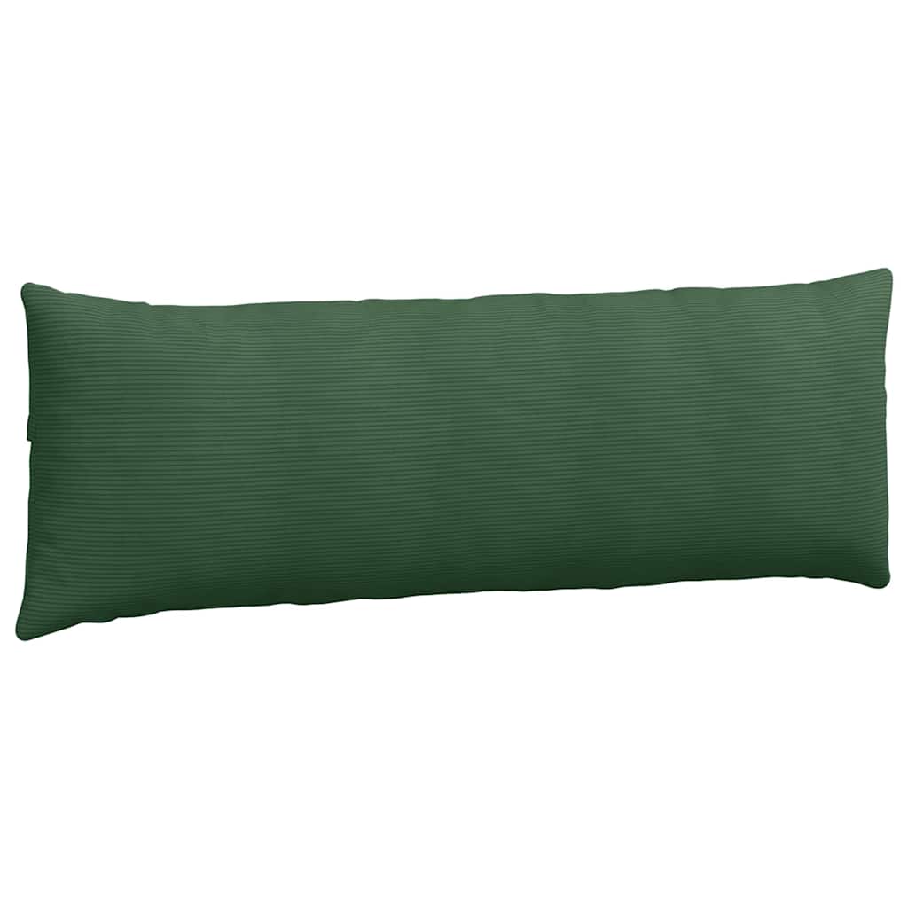 Sofapuder 2 pcs Mørkegrøn 120 x 40 cm Velourstof