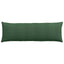 Sofapuder 2 pcs Mørkegrøn 120 x 40 cm Velourstof
