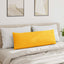 Sofapuder 2 pcs Lys Gul 120 x 40 cm Velourstof