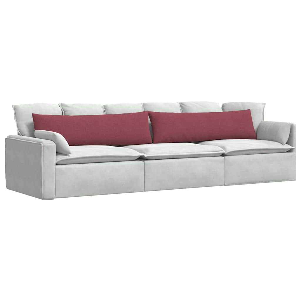 Sofapuder 2 pcs Vinrød 145 x 40 cm Stof