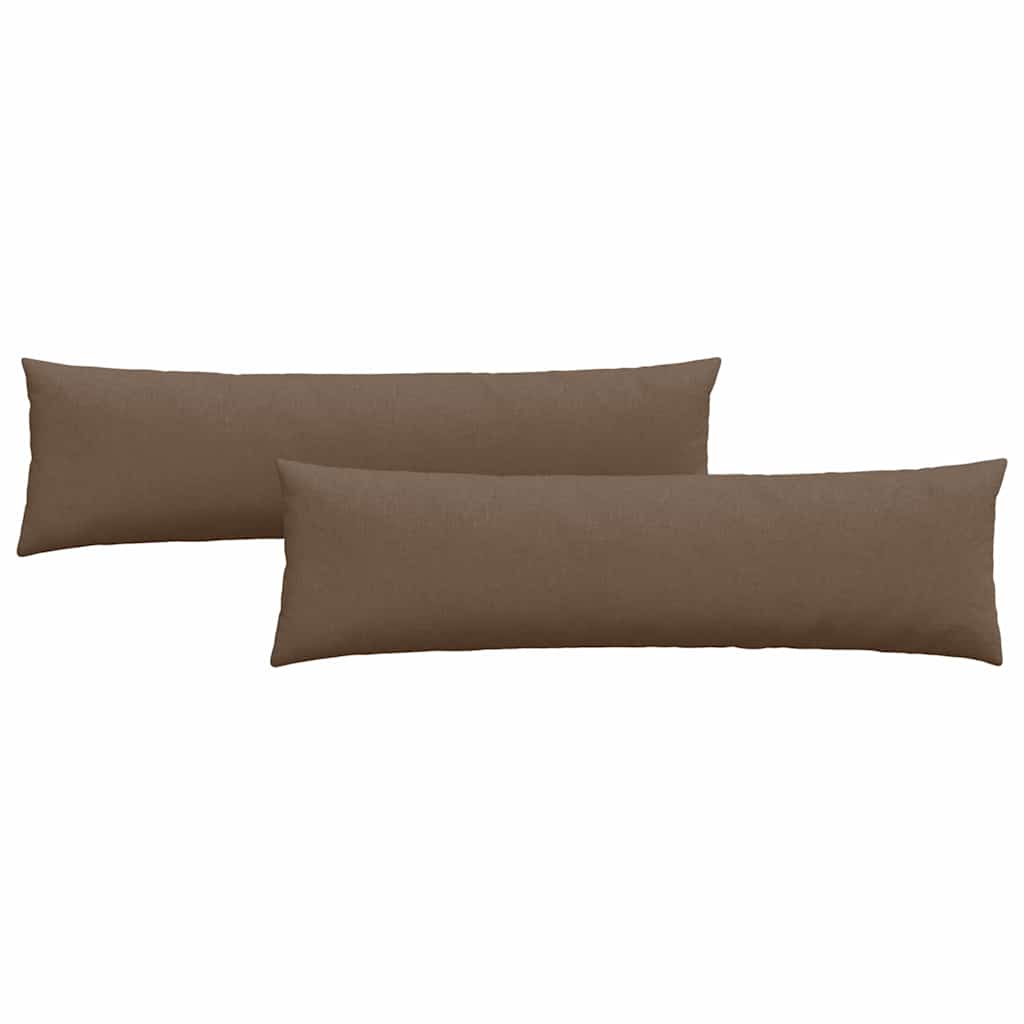 Sofapuder 2 pcs Brun 145 x 40 cm Stof