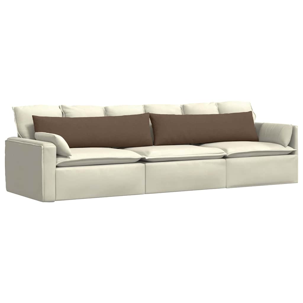 Sofapuder 2 pcs Brun 145 x 40 cm Stof