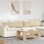 Sofapuder 2 pcs Creme 145 x 40 cm Stof