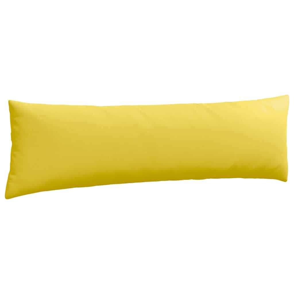 Sofapuder 2 pcs Lys Gul 145 x 40 cm Stof