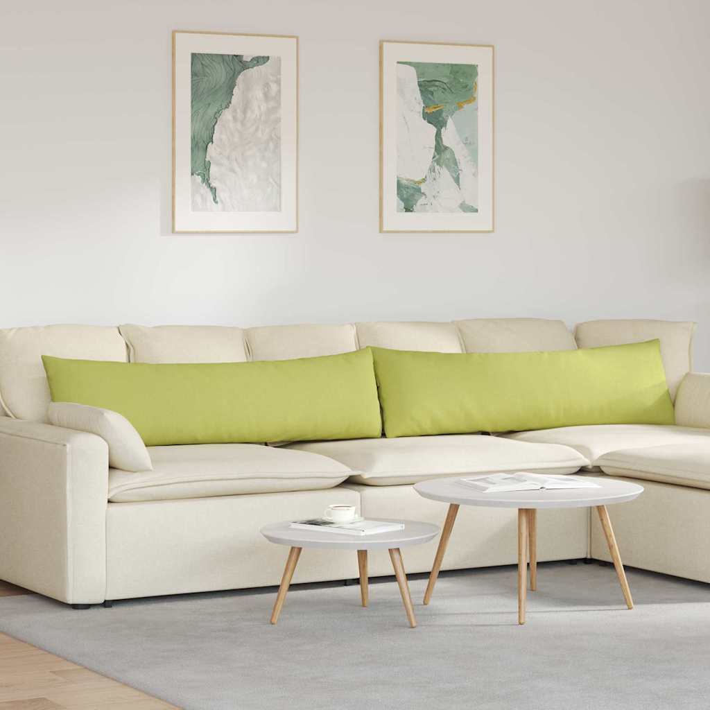 Sofapuder 2 pcs Lys grøn 145 x 40 cm Stof