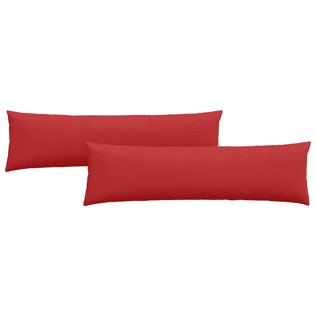 Sofapuder 2 pcs Rød 145 x 40 cm Stof