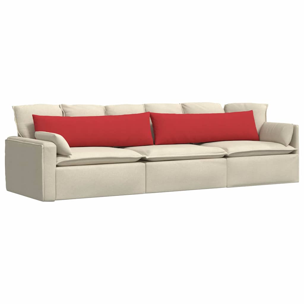 Sofapuder 2 pcs Rød 145 x 40 cm Stof