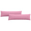 Sofapuder 2 pcs Lyserød 145 x 40 cm Stof