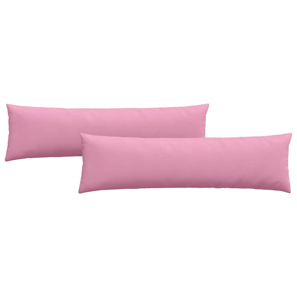 Sofapuder 2 pcs Lyserød 145 x 40 cm Stof