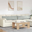 Sofapuder 2 pcs Lysegrå 145 x 40 cm Velourstof