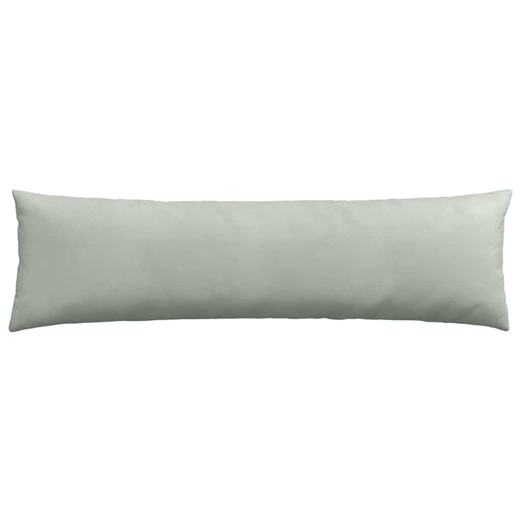 Sofapuder 2 pcs Lysegrå 145 x 40 cm Velourstof