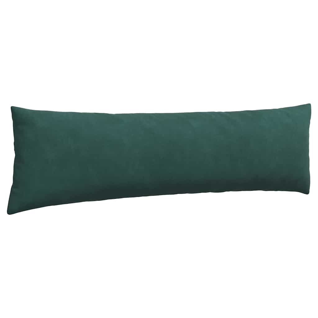 Sofapuder 2 pcs Mørkegrøn 145 x 40 cm Velourstof