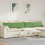 Sofapuder 2 pcs Lysegrøn 145 x 40 cm Velourstof