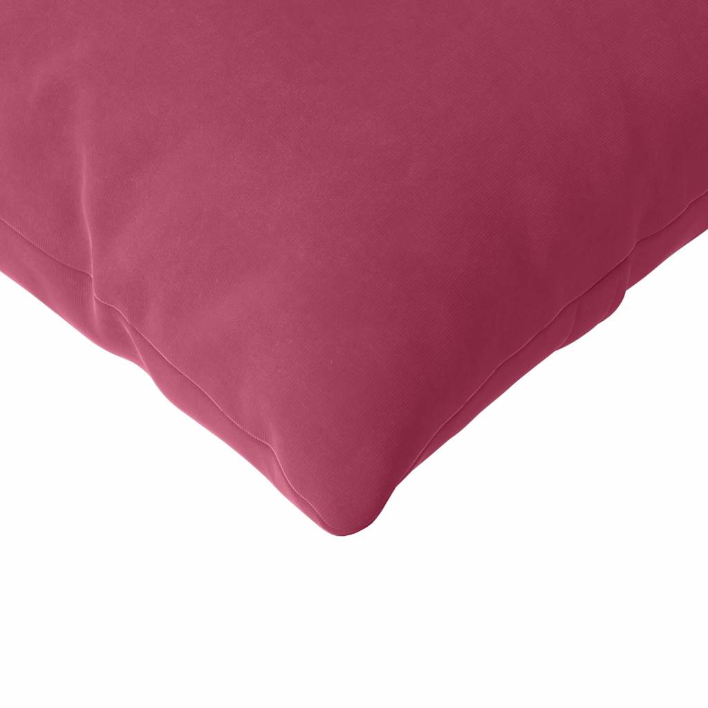 Sofapuder 2 pcs Vinrød 145 x 40 cm Velourstof