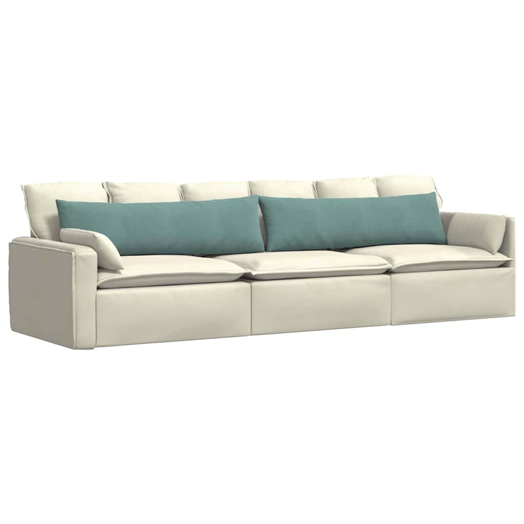 Sofapuder 2 pcs Havgrøn 145 x 40 cm Velourstof