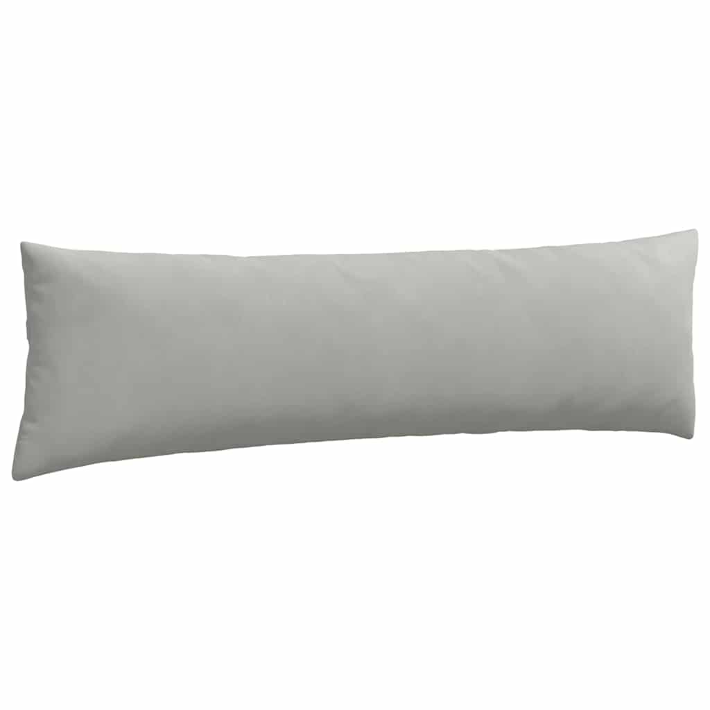 Sofapuder 2 pcs Lysegrå 145 x 40 cm Stof