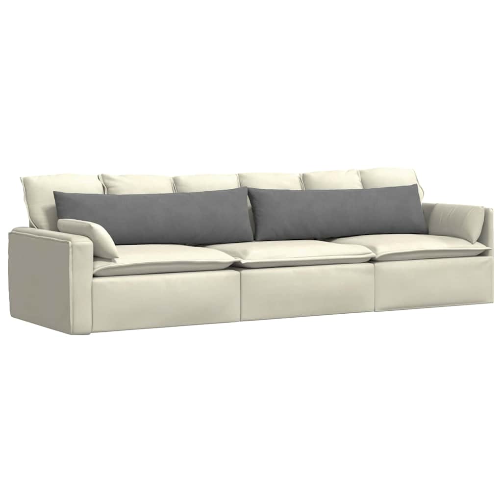 Sofapuder 2 pcs Mørkegrå 145 x 40 cm Stof