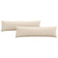 Sofapuder 2 pcs Beige 145 x 40 cm Stof