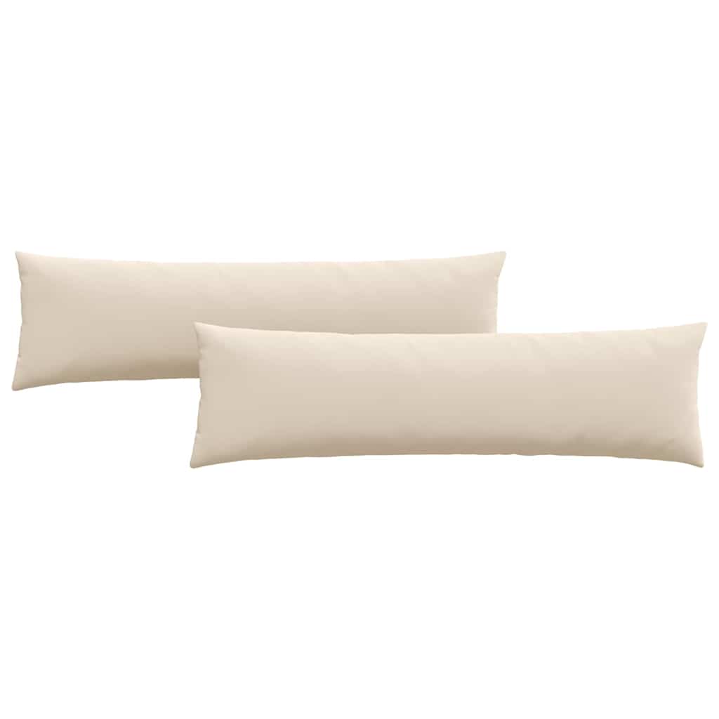 Sofapuder 2 pcs Beige 145 x 40 cm Stof