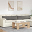 Sofapuder 2 pcs Lysegrå 145 x 40 cm Velourstof