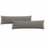 Sofapuder 2 pcs Lysegrå 145 x 40 cm Velourstof