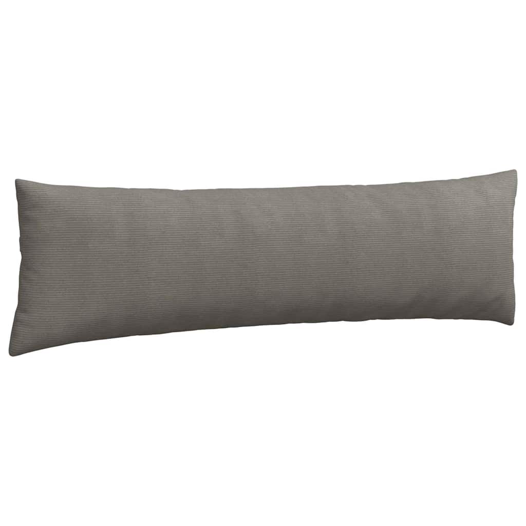Sofapuder 2 pcs Lysegrå 145 x 40 cm Velourstof