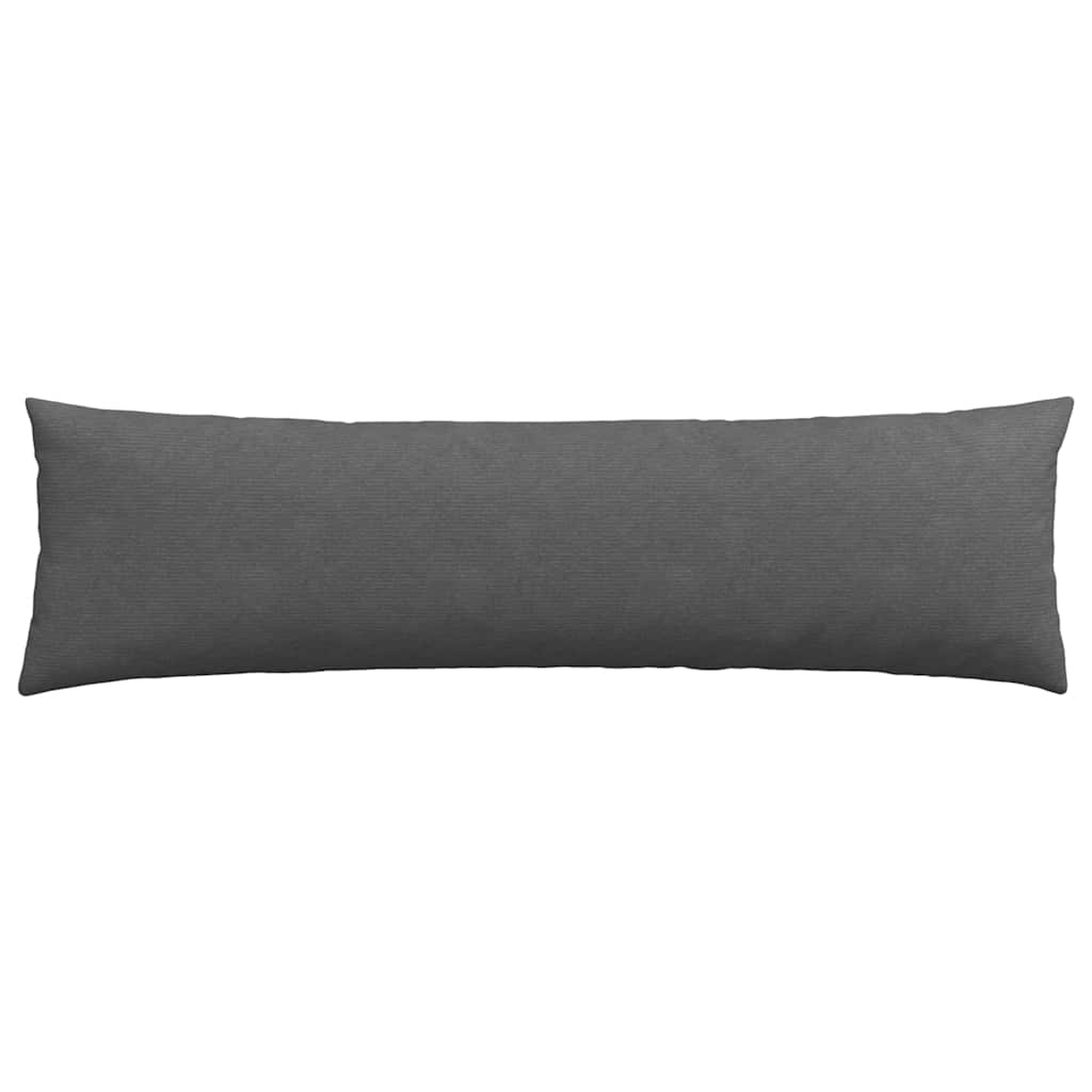Sofapuder 2 pcs Mørkegrå 145 x 40 cm Velourstof