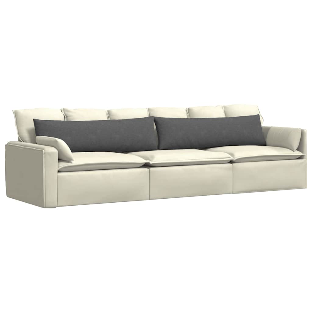 Sofapuder 2 pcs Mørkegrå 145 x 40 cm Velourstof