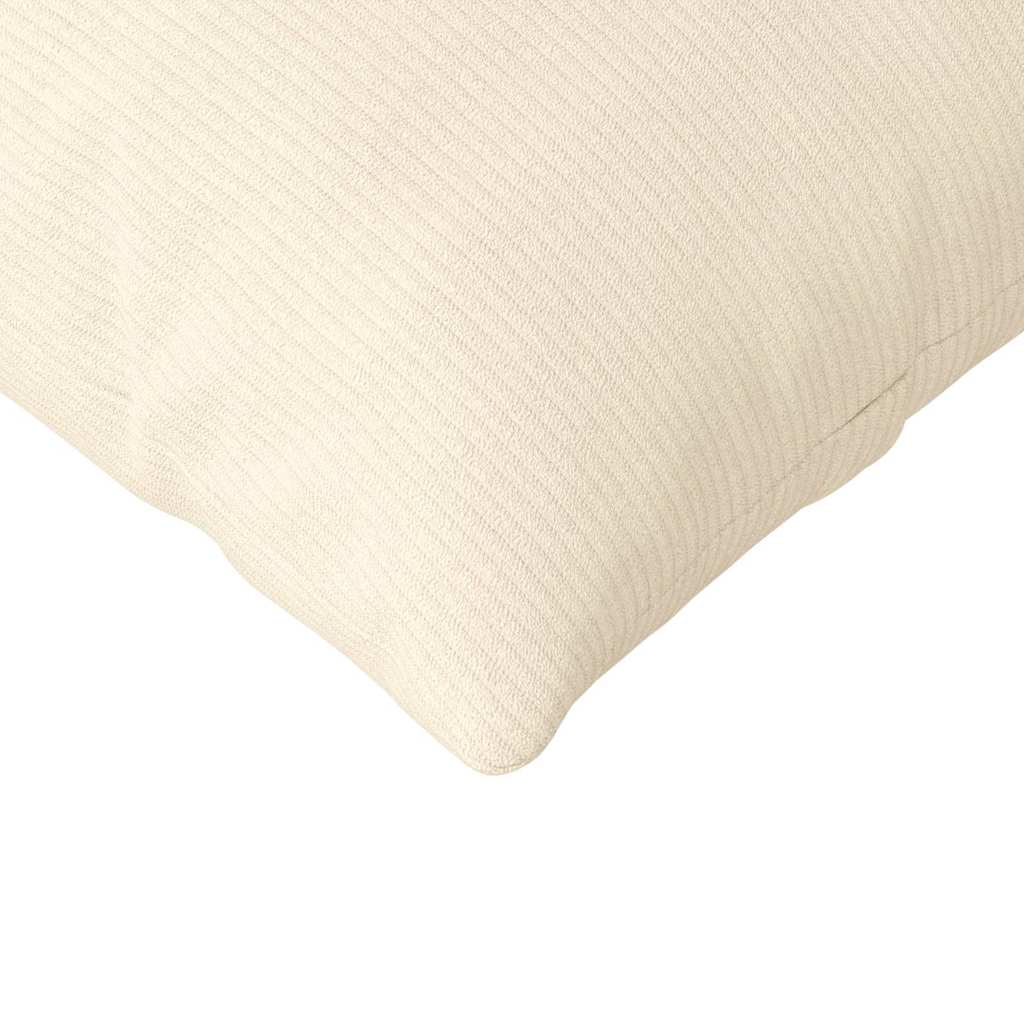 Sofapuder 2 pcs Creme 145 x 40 cm Velourstof