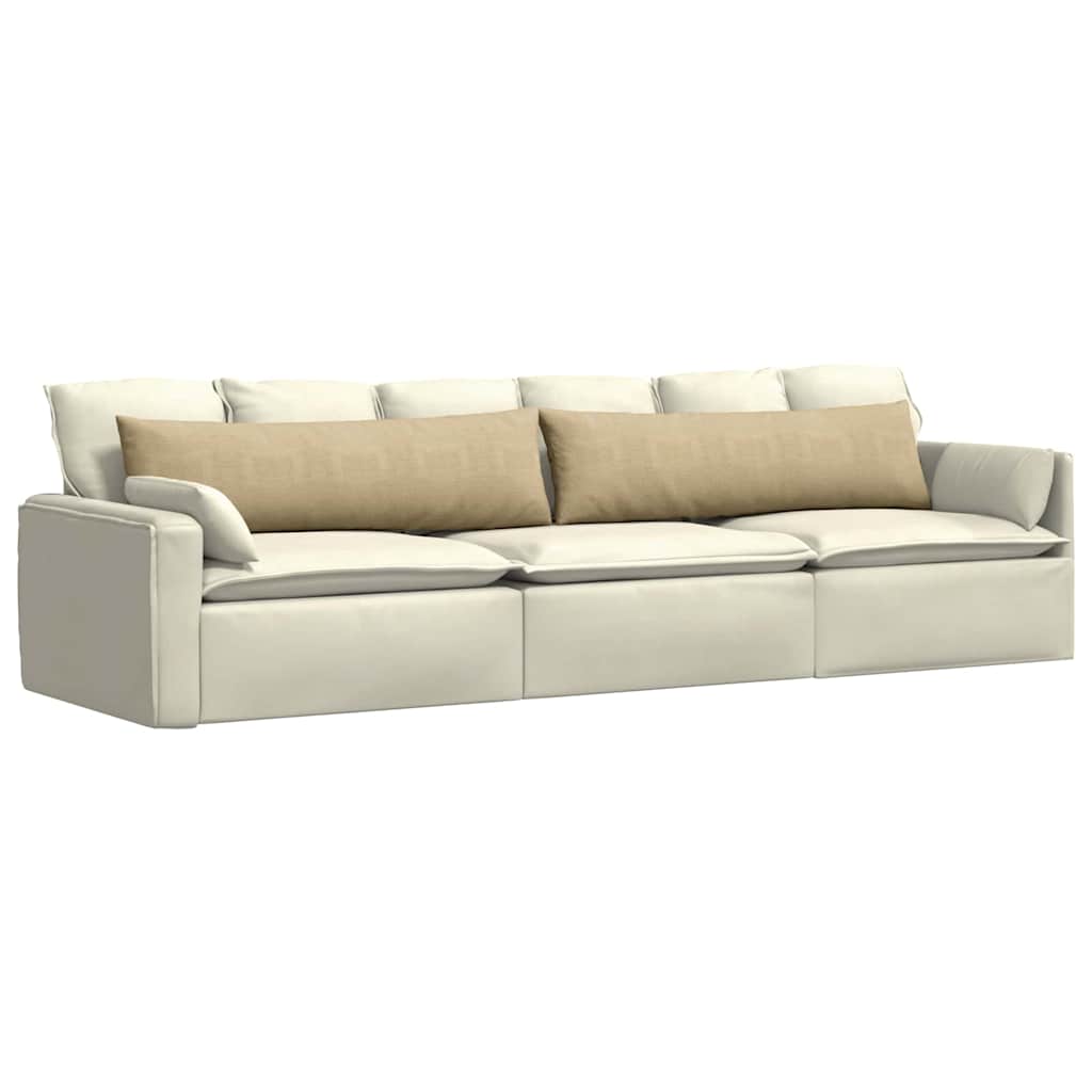 Sofapuder 2 pcs Grågrøn 145 x 40 cm Velourstof