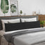 Sofapuder 2 pcs Sort 200 x 40 cm Stof