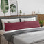 Sofapuder 2 pcs Vinrød 200 x 40 cm Stof