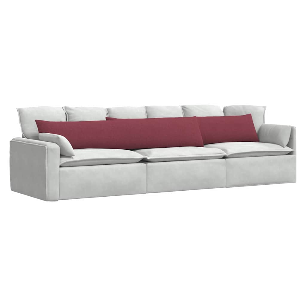 Sofapuder 2 pcs Vinrød 200 x 40 cm Stof